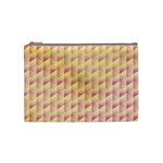 Geometric Pink & Yellow  Cosmetic Bag (Medium)