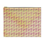 Geometric Pink & Yellow  Cosmetic Bag (XL)