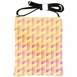 Geometric Pink & Yellow  Shoulder Sling Bag
