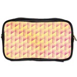 Geometric Pink & Yellow  Travel Toiletry Bag (One Side)