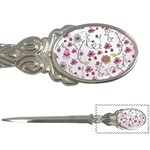 Pink whimsical flowers on pink Letter Opener