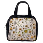 Yellow Whimsical Flowers  Classic Handbag (One Side)