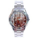 Automn Swamp Stainless Steel Watch