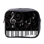 Whimsical Piano keys and music notes Mini Toiletries Bag (Two Sides)
