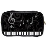 Whimsical Piano keys and music notes Toiletries Bag (Two Sides)