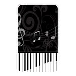 Whimsical Piano keys and music notes Memory Card Reader (Rectangular)