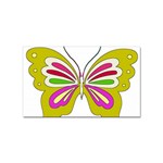 Color Butterfly  Sticker (Rectangle)