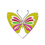 Color Butterfly  Magnet (Heart)