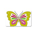 Color Butterfly  Magnet (Name Card)