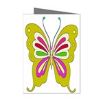 Color Butterfly  Mini Greeting Card (8 Pack)