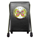 Color Butterfly  Stationery Holder Clock