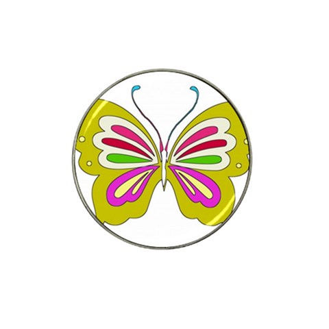 Color Butterfly  Golf Ball Marker (for Hat Clip) from ZippyPress Front
