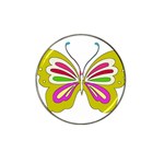 Color Butterfly  Golf Ball Marker 4 Pack (for Hat Clip)
