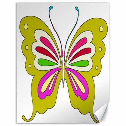 Color Butterfly  Canvas 12  x 16  (Unframed) from ZippyPress 11.86 x15.41  Canvas - 1