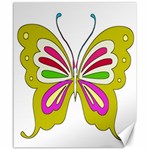 Color Butterfly  Canvas 20  x 24  (Unframed)