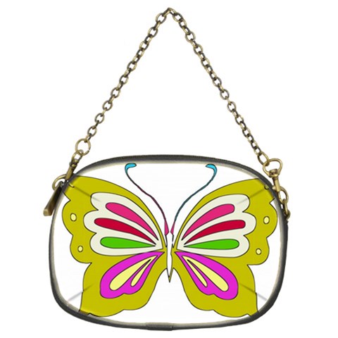Color Butterfly  Chain Purse (Two Sided)  from ZippyPress Front