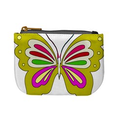 Color Butterfly  Coin Change Purse from ZippyPress Front