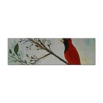 Sweet Red Cardinal Bumper Sticker 10 Pack