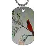 Sweet Red Cardinal Dog Tag (Two-sided) 