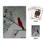 Sweet Red Cardinal Playing Cards Single Design