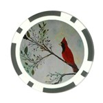 Sweet Red Cardinal Poker Chip