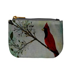 Sweet Red Cardinal Coin Change Purse from ZippyPress Front