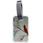Sweet Red Cardinal Luggage Tag (Two Sides)