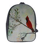 Sweet Red Cardinal School Bag (XL)
