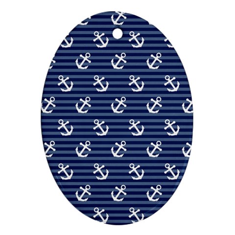 Boat Anchors Oval Ornament from ZippyPress Front