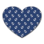 Boat Anchors Mouse Pad (Heart)