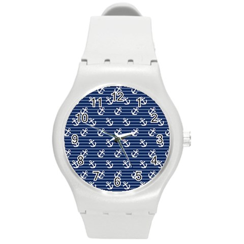 Boat Anchors Plastic Sport Watch (Medium) from ZippyPress Front