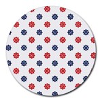 Boat Wheels 8  Mouse Pad (Round)