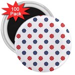 Boat Wheels 3  Button Magnet (100 pack)