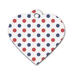 Boat Wheels Dog Tag Heart (Two Sided)