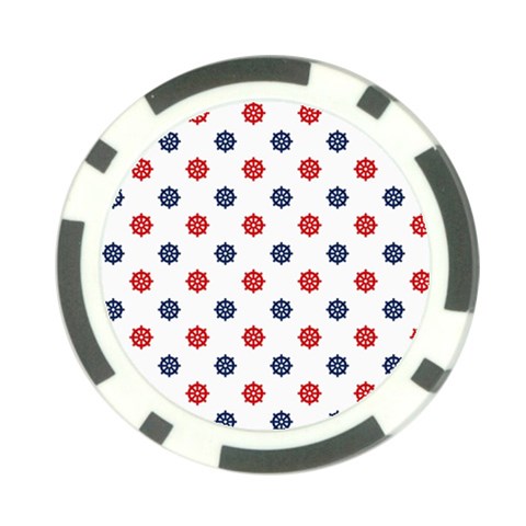 Boat Wheels Poker Chip from ZippyPress Front