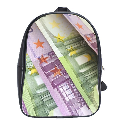 Just Gimme Money School Bag (XL) from ZippyPress Front