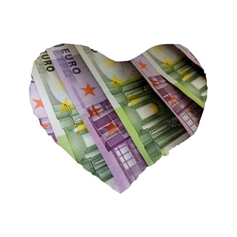 Just Gimme Money 16  Premium Heart Shape Cushion  from ZippyPress Front
