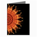 Flaming Sun Greeting Card (8 Pack)
