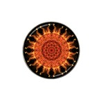 Flaming Sun Golf Ball Marker 4 Pack (for Hat Clip)