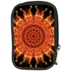 Flaming Sun Compact Camera Leather Case