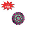 Flower Garden 1  Mini Button Magnet (100 pack)