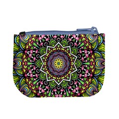 Psychedelic Leaves Mandala Coin Change Purse from ZippyPress Back
