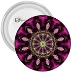 Purple Flower 3  Button