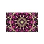 Purple Flower Sticker (Rectangle)