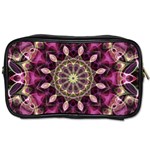 Purple Flower Travel Toiletry Bag (Two Sides)