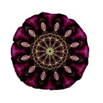 Purple Flower 15  Premium Round Cushion 