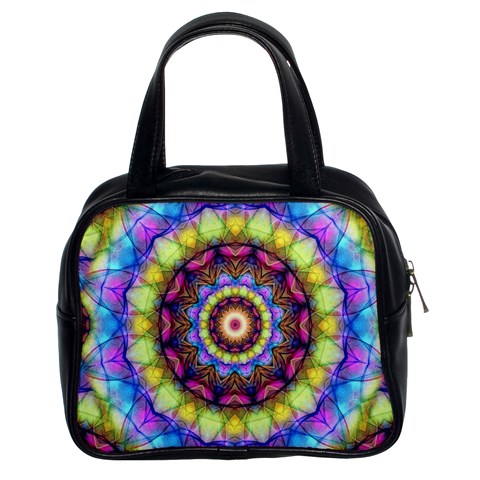 Rainbow Glass Classic Handbag (Two Sides) from ZippyPress Front