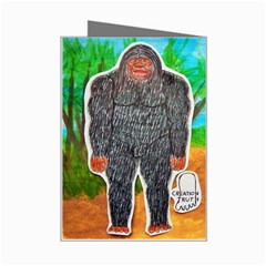 2 Yowie A,text & Furry In Outback, Mini Greeting Card from ZippyPress Right