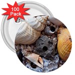 Beach Treasures 3  Button (100 pack)