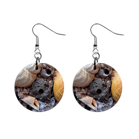 Beach Treasures Mini Button Earrings from ZippyPress Front